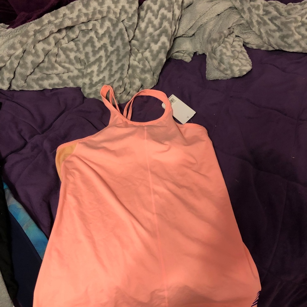 Neon Orange Tank Top